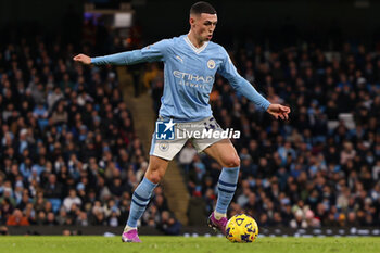 2023-12-16 - Phil Foden of Manchester City during the English championship Premier League football match between Manchester City and Crystal Palace on 16 December 2023 at the Etihad Stadium in Manchester, England - FOOTBALL - ENGLISH CHAMP - MANCHESTER CITY V CRYSTAL PALACE - ENGLISH PREMIER LEAGUE - SOCCER