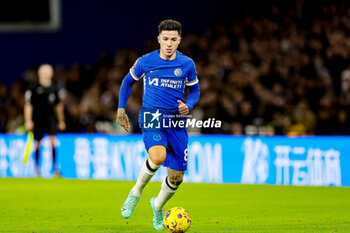 2023-12-18 - Enzo Fernandez (8) of Chelsea during the English championship Premier League football match between Chelsea and Sheffield United on 16 December 2023 at Stamford Bridge in London, England - FOOTBALL - ENGLISH CHAMP - CHELSEA V SHEFFIELD UNITED - ENGLISH PREMIER LEAGUE - SOCCER