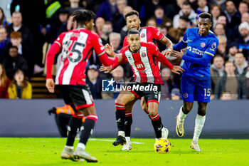 2023-12-18 - Max Lowe (3) of Sheffield during the English championship Premier League football match between Chelsea and Sheffield United on 16 December 2023 at Stamford Bridge in London, England - FOOTBALL - ENGLISH CHAMP - CHELSEA V SHEFFIELD UNITED - ENGLISH PREMIER LEAGUE - SOCCER