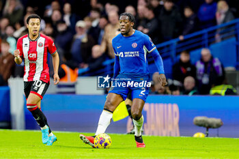 2023-12-18 - Axel Disasi (2) of Chelsea during the English championship Premier League football match between Chelsea and Sheffield United on 16 December 2023 at Stamford Bridge in London, England - FOOTBALL - ENGLISH CHAMP - CHELSEA V SHEFFIELD UNITED - ENGLISH PREMIER LEAGUE - SOCCER