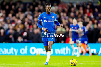 2023-12-18 - Benoit Badiashile (5) of Chelsea during the English championship Premier League football match between Chelsea and Sheffield United on 16 December 2023 at Stamford Bridge in London, England - FOOTBALL - ENGLISH CHAMP - CHELSEA V SHEFFIELD UNITED - ENGLISH PREMIER LEAGUE - SOCCER