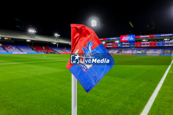 2023-12-21 - Corner flag illustration during the English championship Premier League football match between Crystal Palace and Brighton and Hove Albion on 21 December 2023 at Selhurst Park in London, England - FOOTBALL - ENGLISH CHAMP - CRYSTAL PALACE V BRIGHTON - ENGLISH PREMIER LEAGUE - SOCCER