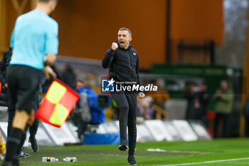 2023-12-24 - Wolverhampton Wanderers Manager Gary O'Neil celebrates at the final whistle during the English championship Premier League football match between Wolverhampton Wanderers and Chelsea on 24 December 2023 at Molineux stadium in Wolverhampton, England - FOOTBALL - ENGLISH CHAMP - WOLVERHAMPTON V CHELSEA - ENGLISH PREMIER LEAGUE - SOCCER