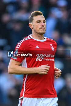 2023-12-26 - Chris Wood of Nottingham Forest during the English championship Premier League football match between Newcastle United and Nottingham Forest on 26 December 2023 at St. James' Park in Newcastle, England - FOOTBALL - ENGLISH CHAMP - NEWCASTLE V NOTTINGHAM FOREST - ENGLISH PREMIER LEAGUE - SOCCER