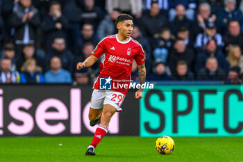 2023-12-26 - Gonzalo Montiel of Nottingham Forest during the English championship Premier League football match between Newcastle United and Nottingham Forest on 26 December 2023 at St. James' Park in Newcastle, England - FOOTBALL - ENGLISH CHAMP - NEWCASTLE V NOTTINGHAM FOREST - ENGLISH PREMIER LEAGUE - SOCCER