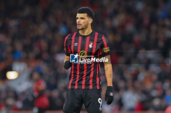 2023-12-26 - Dominic Solanke (9) of AFC Bournemouth during the English championship Premier League football match between Bournemouth and Fulham on 26 December 2023 at the Vitality Stadium in Bournemouth, England - FOOTBALL - ENGLISH CHAMP - BOURNEMOUTH V FULHAM - ENGLISH PREMIER LEAGUE - SOCCER