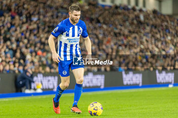 2023-12-28 - Brighton & Hove Albion FC midfielder James Milner during the English championship Premier League football match between Brighton and Hove Albion and Tottenham Hotspur on 28 December 2023 at the American Express Stadium in Brighton and Hove, England - FOOTBALL - ENGLISH CHAMP - BRIGHTON V TOTTENHAM - ENGLISH PREMIER LEAGUE - SOCCER