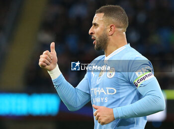 2023-12-30 - Manchester City defender Kyle Walker during the English championship Premier League football match between Manchester City and Sheffield United on 30 December 2023 at the Etihad Stadium in Manchester, England - FOOTBALL - ENGLISH CHAMP - MANCHESTER CITY V SHEFFIELD UNITED - ENGLISH PREMIER LEAGUE - SOCCER