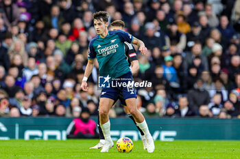 2023-12-31 - Jakub Kiwior (15) of Arsenal during the English championship Premier League football match between Fulham and Arsenal on 31 December 2023 at Craven Cottage in London, England - FOOTBALL - ENGLISH CHAMP - FULHAM V ARSENAL - ENGLISH PREMIER LEAGUE - SOCCER