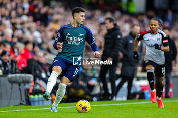2023-12-31 - Gabriel Martinelli (11) of Arsenal during the English championship Premier League football match between Fulham and Arsenal on 31 December 2023 at Craven Cottage in London, England - FOOTBALL - ENGLISH CHAMP - FULHAM V ARSENAL - ENGLISH PREMIER LEAGUE - SOCCER