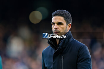 2023-12-31 - Mikel Arteta Manager of Arsenal during the English championship Premier League football match between Fulham and Arsenal on 31 December 2023 at Craven Cottage in London, England - FOOTBALL - ENGLISH CHAMP - FULHAM V ARSENAL - ENGLISH PREMIER LEAGUE - SOCCER
