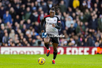 2023-12-31 - Calvin Bassey (3) of Fulham during the English championship Premier League football match between Fulham and Arsenal on 31 December 2023 at Craven Cottage in London, England - FOOTBALL - ENGLISH CHAMP - FULHAM V ARSENAL - ENGLISH PREMIER LEAGUE - SOCCER