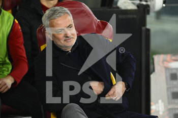 2023-02-23 - José Mourinho of A.S. Roma during the UEFA Europa League play-off second leg between A.S. Roma vs FC Salzburg on February 23, 2023 at the Stadio Olimpico in Rome, Italy. - AS ROMA VS RB SALZBURG - UEFA EUROPA LEAGUE - SOCCER