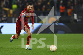 2023-02-23 - Lorenzo Pellegrini of A.S. Roma during the UEFA Europa League play-off second leg between A.S. Roma vs FC Salzburg on February 23, 2023 at the Stadio Olimpico in Rome, Italy. - AS ROMA VS RB SALZBURG - UEFA EUROPA LEAGUE - SOCCER