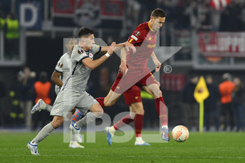 2023-02-23 - Nemanja Matic of A.S. Roma during the UEFA Europa League play-off second leg between A.S. Roma vs FC Salzburg on February 23, 2023 at the Stadio Olimpico in Rome, Italy. - AS ROMA VS RB SALZBURG - UEFA EUROPA LEAGUE - SOCCER