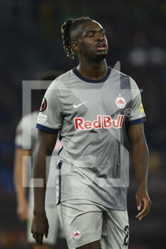 2023-02-23 - Oumar Solet of FC Salzburg during the UEFA Europa League play-off second leg between A.S. Roma vs FC Salzburg on February 23, 2023 at the Stadio Olimpico in Rome, Italy. - AS ROMA VS RB SALZBURG - UEFA EUROPA LEAGUE - SOCCER