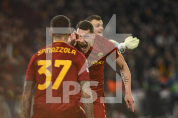 2023-02-23 - Andrea Belotti of A.S. Roma during the UEFA Europa League play-off second leg between A.S. Roma vs FC Salzburg on February 23, 2023 at the Stadio Olimpico in Rome, Italy. - AS ROMA VS RB SALZBURG - UEFA EUROPA LEAGUE - SOCCER
