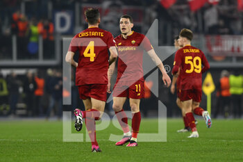 2023-02-23 - Andrea Belotti of A.S. Roma during the UEFA Europa League play-off second leg between A.S. Roma vs FC Salzburg on February 23, 2023 at the Stadio Olimpico in Rome, Italy. - AS ROMA VS RB SALZBURG - UEFA EUROPA LEAGUE - SOCCER