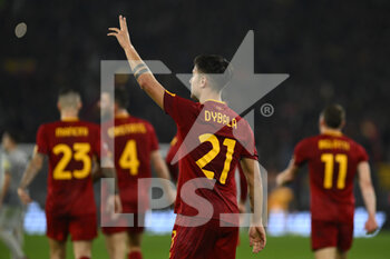 2023-02-23 - Paulo Dybala of A.S. Roma during the UEFA Europa League play-off second leg between A.S. Roma vs FC Salzburg on February 23, 2023 at the Stadio Olimpico in Rome, Italy.r - AS ROMA VS RB SALZBURG - UEFA EUROPA LEAGUE - SOCCER