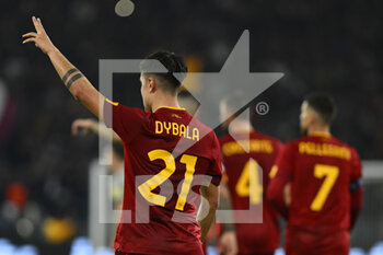 2023-02-23 - Paulo Dybala of A.S. Roma during the UEFA Europa League play-off second leg between A.S. Roma vs FC Salzburg on February 23, 2023 at the Stadio Olimpico in Rome, Italy.r - AS ROMA VS RB SALZBURG - UEFA EUROPA LEAGUE - SOCCER