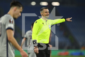 2023-02-23 - Referee Slavko Vincic during the UEFA Europa League play-off second leg between A.S. Roma vs FC Salzburg on February 23, 2023 at the Stadio Olimpico in Rome, Italy. - AS ROMA VS RB SALZBURG - UEFA EUROPA LEAGUE - SOCCER