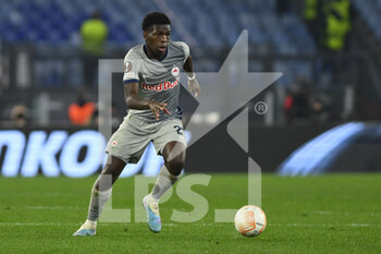 2023-02-23 - Lucas Gourna-Douath of FC Salzburg during the UEFA Europa League play-off second leg between A.S. Roma vs FC Salzburg on February 23, 2023 at the Stadio Olimpico in Rome, Italy. - AS ROMA VS RB SALZBURG - UEFA EUROPA LEAGUE - SOCCER