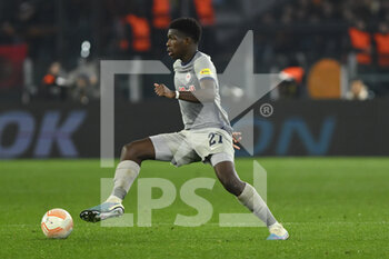2023-02-23 - Lucas Gourna-Douath of FC Salzburg during the UEFA Europa League play-off second leg between A.S. Roma vs FC Salzburg on February 23, 2023 at the Stadio Olimpico in Rome, Italy. - AS ROMA VS RB SALZBURG - UEFA EUROPA LEAGUE - SOCCER