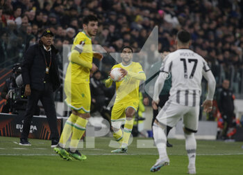 2023-02-16 - Jean-Charles Castelletto of Fc Nantes during the Uefa Europa League, football match between Juventus Fc and Fc Nantes on 16 February 2023 at Allianz Stadium, Turin, Italy. Photo Ndrerim Kaceli - JUVENTUS FC VS FC NANTES - UEFA EUROPA LEAGUE - SOCCER