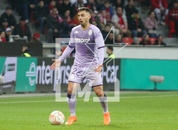 2023-02-16 - Ruben Aguilar of AS Monaco during the UEFA Europa League, Play-off, 1st leg football match between Bayer Leverkusen and AS Monaco on February 16, 2023 at BayArena in Leverkusen, Germany - FOOTBALL - EUROPA LEAGUE - LEVERKUSEN V MONACO - UEFA EUROPA LEAGUE - SOCCER