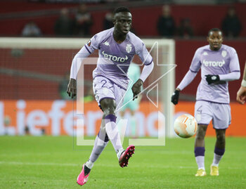 2023-02-16 - Krepin Diatta of AS Monaco during the UEFA Europa League, Play-off, 1st leg football match between Bayer Leverkusen and AS Monaco on February 16, 2023 at BayArena in Leverkusen, Germany - FOOTBALL - EUROPA LEAGUE - LEVERKUSEN V MONACO - UEFA EUROPA LEAGUE - SOCCER