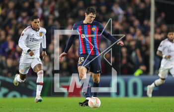 2023-02-16 - Barcelona defender Andreas Christensen during the UEFA Europa League, Play-off, 1st leg football match between FC Barcelona and Manchester United on February 16, 2023 at Camp Nou stadium in Barcelona, Spain - FOOTBALL - EUROPA LEAGUE - FC BARCELONA V MANCHESTER UNITED - UEFA EUROPA LEAGUE - SOCCER