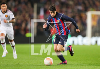 2023-02-16 - Barcelona midfielder Pedri during the UEFA Europa League, Play-off, 1st leg football match between FC Barcelona and Manchester United on February 16, 2023 at Camp Nou stadium in Barcelona, Spain - FOOTBALL - EUROPA LEAGUE - FC BARCELONA V MANCHESTER UNITED - UEFA EUROPA LEAGUE - SOCCER