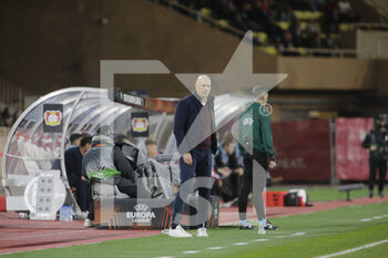 2023-02-23 - Philippe Clement manager of As Monaco during the Uefa Europa League, football match between As Monaco and Bayer 04 Leverkusen,on 23 February 2023 at State Luis II in Monaco, Photo Ndrerim Kaceli - AS MONACO VS BAYER LEVERKUSEN - UEFA EUROPA LEAGUE - SOCCER