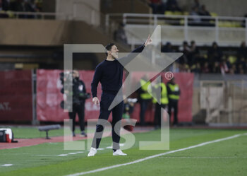 2023-02-23 - Xabi Alonso Manager of Bayer 04 Leverkusen during the Uefa Europa League, football match between As Monaco and Bayer 04 Leverkusen,on 23 February 2023 at State Luis II in Monaco, Photo Ndrerim Kaceli - AS MONACO VS BAYER LEVERKUSEN - UEFA EUROPA LEAGUE - SOCCER