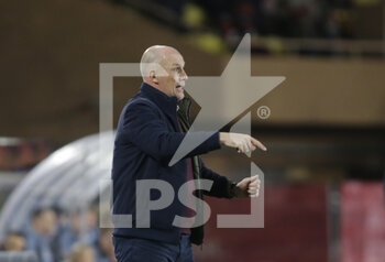 2023-02-23 - Philippe Clement manager of As Monaco during the Uefa Europa League, football match between As Monaco and Bayer 04 Leverkusen,on 23 February 2023 at State Luis II in Monaco, Photo Ndrerim Kaceli - AS MONACO VS BAYER LEVERKUSEN - UEFA EUROPA LEAGUE - SOCCER