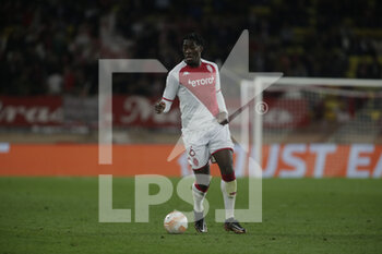 2023-02-23 - Axel Disasi of As Monaco during the Uefa Europa League, football match between As Monaco and Bayer 04 Leverkusen,on 23 February 2023 at State Luis II in Monaco, Photo Ndrerim Kaceli - AS MONACO VS BAYER LEVERKUSEN - UEFA EUROPA LEAGUE - SOCCER