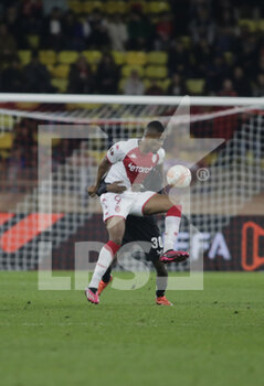 2023-02-23 - Myron Boadu of As Monaco during the Uefa Europa League, football match between As Monaco and Bayer 04 Leverkusen,on 23 February 2023 at State Luis II in Monaco, Photo Ndrerim Kaceli - AS MONACO VS BAYER LEVERKUSEN - UEFA EUROPA LEAGUE - SOCCER