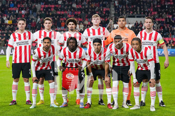2023-02-23 - Team of PSV during the UEFA Europa League, Play-off, 2nd leg football match between PSV and Sevilla FC on February 23, 2023 at the Philips Stadion in Eindhoven, Netherlands - FOOTBALL - EUROPA LEAGUE - PSV V SEVILLA FC - UEFA EUROPA LEAGUE - SOCCER