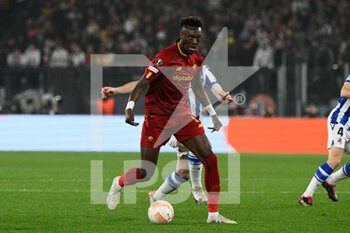 2023-03-09 - Tammy Abraham (AS Roma)  during the UEFA Europa League 2022-2023 football match between AS Roma and Real Sociedad at the Olympic Stadium in Rome on March 09, 2022. - ROMA VS REAL SOCIEDAD - UEFA EUROPA LEAGUE - SOCCER