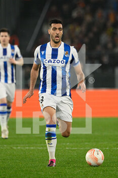 2023-03-09 - Mikel Merino (Real Sociedad) during the UEFA Europa League 2022-2023 football match between AS Roma and Real Sociedad at the Olympic Stadium in Rome on March 09, 2022. - ROMA VS REAL SOCIEDAD - UEFA EUROPA LEAGUE - SOCCER