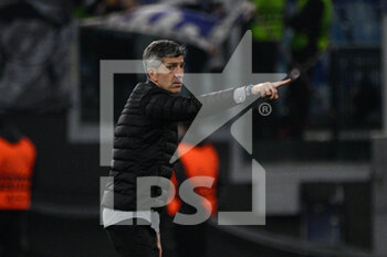 2023-03-09 - Imanol Alguacil coach (Real Sociedad) during the UEFA Europa League 2022-2023 football match between AS Roma and Real Sociedad at the Olympic Stadium in Rome on March 09, 2022. - ROMA VS REAL SOCIEDAD - UEFA EUROPA LEAGUE - SOCCER