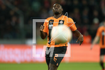 2023-03-09 - Lassina Traore of Shakhtar during the UEFA Europa League, Round of 16, 1st leg football match between Shakhtar Donetsk and Feyenoord on March 9, 2023 at Pepsi Arena in Warsaw, Poland - FOOTBALL - EUROPA LEAGUE - SHAKHTAR DONETSK V FEYENOORD - UEFA EUROPA LEAGUE - SOCCER