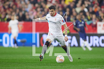2023-03-09 - Marcos Acuna of Sevilla FC during the UEFA Europa League, Round of 16, 1st leg football match between Sevilla FC and Fenerbahce on March 9, 2023 at Estadio Ramon Sanchez Pizjuan in Sevilla, Spain - FOOTBALL - EUROPA LEAGUE - SEVILLA FC V FENERBAHCE - UEFA EUROPA LEAGUE - SOCCER