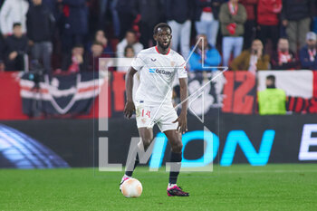 2023-03-09 - Pape Gueye of Sevilla FC during the UEFA Europa League, Round of 16, 1st leg football match between Sevilla FC and Fenerbahce on March 9, 2023 at Estadio Ramon Sanchez Pizjuan in Sevilla, Spain - FOOTBALL - EUROPA LEAGUE - SEVILLA FC V FENERBAHCE - UEFA EUROPA LEAGUE - SOCCER