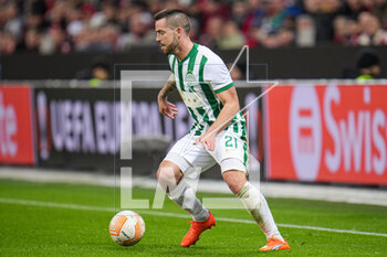 2023-03-09 - Endre Botka of Ferencvaros during the UEFA Europa League, Round of 16, 1st leg football match between Bayer 04 Leverkusen and Ferencvaros TC on March 9, 2023 at the BayArena in Leverkusen, Germany - FOOTBALL - EUROPA LEAGUE - LEVERKUSEN V FERENCVAROS - UEFA EUROPA LEAGUE - SOCCER