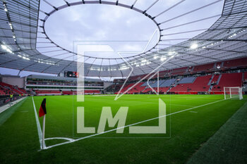 2023-03-09 - General view during the UEFA Europa League, Round of 16, 1st leg football match between Bayer 04 Leverkusen and Ferencvaros TC on March 9, 2023 at the BayArena in Leverkusen, Germany - FOOTBALL - EUROPA LEAGUE - LEVERKUSEN V FERENCVAROS - UEFA EUROPA LEAGUE - SOCCER