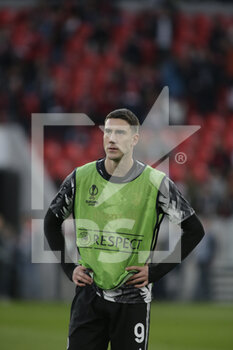 2023-03-16 - Dusan Vlahovic of Juventus during the second leg of the Uefa Europa League football match between Sc Freiburg and  Juventus Fc on 16 March 2023 at Europa Park Stadion, Frieburg, Germany.  Photo Nderim Kaceli - SC FREIBURG VS JUVENTUS FC - UEFA EUROPA LEAGUE - SOCCER