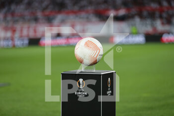 2023-03-16 - Match ball during the second leg of the Uefa Europa League football match between Sc Freiburg and  Juventus Fc on 16 March 2023 at Europa Park Stadion, Frieburg, Germany.  Photo Nderim Kaceli - SC FREIBURG VS JUVENTUS FC - UEFA EUROPA LEAGUE - SOCCER