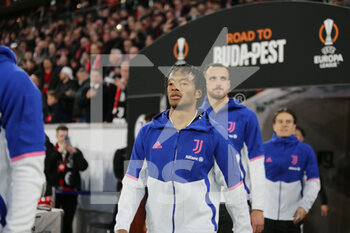 2023-03-16 - Juan Cuadrado of Juventus during the second leg of the Uefa Europa League football match between Sc Freiburg and  Juventus Fc on 16 March 2023 at Europa Park Stadion, Frieburg, Germany.  Photo Nderim Kaceli - SC FREIBURG VS JUVENTUS FC - UEFA EUROPA LEAGUE - SOCCER