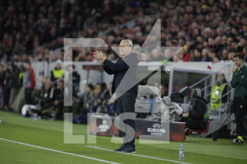 2023-03-16 - Christian Streich manager of SC Freiburg during the second leg of the Uefa Europa League football match between Sc Freiburg and  Juventus Fc on 16 March 2023 at Europa Park Stadion, Frieburg, Germany.  Photo Nderim Kaceli - SC FREIBURG VS JUVENTUS FC - UEFA EUROPA LEAGUE - SOCCER